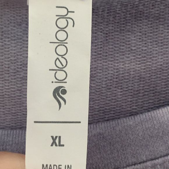 Ideology Sweatshirt Top Women's XL Marled Yoga Tranquility Plus New - Picture 5 of 11